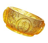 Angoily Crystal Cornucopia Ornament 12cm Yellow Treasure Decoration for Home Office Desktop Feng Shui Prosperity