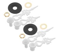 Angoily Cuckoo Clock Hands Replacement Kit and Metal Rubber Washers 2 Sets with Smooth Operation Plastic Hands and Restoration for Wall Clock in Living Room or Bedroom