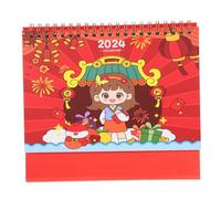 Angoily Cute Cartoon Desk Calendar Monthly Desktop Planner Compact Standing Note Calendar Decorative for Office School Study Schedule Organizer