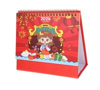 Angoily Cute Cartoon Office Standing Calendar with Monthly Planner Desktop Tabletop Study Schedule Organizer for Postgraduate Exam Preparation Creative and Adorable Design Gift