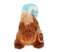 Angoily Cute Plush Horse Phone Charm Keychain Stuffed Animal Pendant for Handbag Backpack Home Decor Year