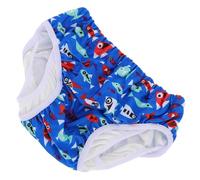 Angoily Decorative Swim Diaper Pants in Blue, Made with Waterproof Cloth and Nylon, Leakproof and Washable, Perfect for 7-13kg Babies' Pool and Beach Activities