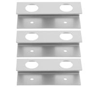 Angoily Desk Laptop Mount Bracket for Office Environment, Aluminium Space-saving Computer Accessory with Sturdy Silver Finish, Sleek Stylish Design for Under-desk Installation