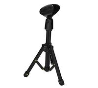 Angoily Desktop Microphone Stand in Black Made of Alloy Material for Tabletop Use as Microphone Bracket Tripod Mic Holder