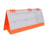 Angoily Desktop Planner Calendar with Twin-wire Binding Compact Mini Flip Calendar with Writing Notepads for Home Office Teachers Daily Weekly Monthly Scheduling Paper Quality Minimalist