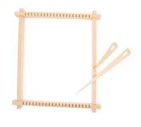 Angoily Detachable Wooden Weaving Frame DIY Tapestry Knitting Kit for Beginners Portable Craft for Home Decoration Handmade Creative Weaving Tool with Easy Assembly
