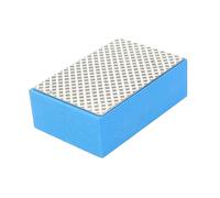 Angoily Diamond Hand Polishing Pad 200 Grit Polishing Block for Glass and Tile Random Color for Granite and Marble Grinding