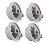 Angoily Dishwasher Lower Rack Wheels 4pcs Plastic Light Grey Replacement Parts Compatible with Neff 165314 Simple to Install Dishwasher Rollers