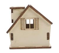 Angoily DIY Miniature Dollhouse Kit Wooden Puzzle Tiny House Model with Detailed Carvings Realistic Architectural Design Educational for Teens Adults Birthday and Home Decor