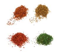 Angoily DIY Miniature Maple Leaves for Crafts Simulated Autumn Colors Spring Red Yellow Brown Fake Micro Leaves for Fairy Garden Model Trees Railroad Scenery and Seasonal Decor