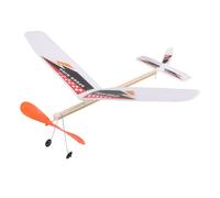 Angoily DIY Rubber Band Powered Foam Airplane Model Kit for Educational Hand Launch Glider Singlewing Design for Outdoor Indoor Fun Birthday Party Favor Enhances Crafting Skills and Flight