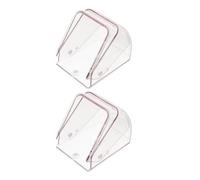 Angoily Doorbell Weatherproof Cover with Crystal Visibility PC Material and Simple Maintenance 2pcs for Video Doorbells for Wet Seasons