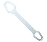 Angoily Double Ended Glasses Wrench 8-24mm Universal Star Tool | Chromium Vanadium Steel, Silver Long Shape, Labour Saving Build, for Bike Repair and Construction Use