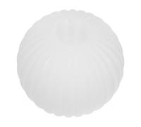 Angoily Double-Holed PE Plastic Globe Lampshade Replacement for Ceiling Lights Lightweight Anti-Aging Ball-Shaped Shade Modern Elegant Design for Home and Office Decor
