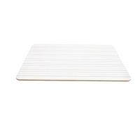 Angoily Double-Sided Dry Erase Whiteboard for Office and Conference PVC Wood Frame Writing Board with Four-line and Blank Side Multi-Functional Erasable Surface for Study and Work Use