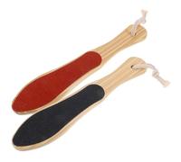 Angoily Double-Sided Wooden Foot File 2Pcs Pedicure Board for Dead Skin Removal Callus Scraper Foot Exfoliating Supplies and Massage