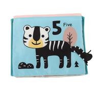 Angoily Early Education Animal Cloth Book for Interactive Soft Busy Book with Training Calendar Design Tear Resistant Material Sensory Development for Learning Animals and Numbers
