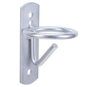Angoily Equestrian Metal Bucket Holder with Screws - Wall-mounted Horse Water and Feed Bucket Hook for Barns and Trailers, Equine Hanging Organizer for Stable Use