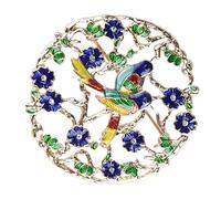Angoily Fashion Animal Themed Enamel Brooch Not Easy to Deform Alloy Material with Fine Craftsmanship for Decorating Clothing or Bags, Gift for Sisters and Girlfriends