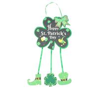 Angoily Felt Cloth Door Hanger Saint Patrick's Day Decoration Pu Material Handmade House Embellishment Party Tools for Saint Patrick's Day Party