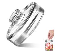 Angoily Fermenting Weights Glass Heavy Stone for Wide Mouth Jars with Random Handle Suitable for Fermented Food and Kimchi