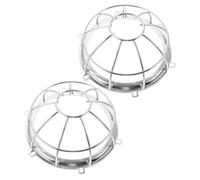 Angoily Fire Sprinkler Protector Cover Sprinkler Cage with See-through Construction 2pcs Iron Guard Cage and Portable Design, Easy to Install for Fire Safety Applications
