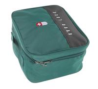 Angoily First Aid Case Multi-Grid Storage Bag Travel Organizer Sturdy Waterproof Oxford Cloth Large Capacity Practical Design for Outdoor Traveling
