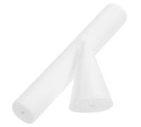 Angoily Foam Cake Model Castle-shaped Pillar for Baking Practice Smooth Surface Dummy for Fondant Crafting and Party Decorations Compact Height White for Wedding and Holiday Use