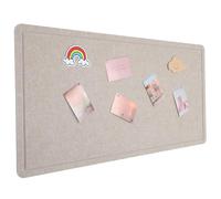 Angoily Foldable Large Felt Cork Board Deep Camel Sturdy Wrinkle Resistant Memo Bulletin Pin Board for Office Home School Wall Display with Pushpins Quick Setup Decorative Pinboard
