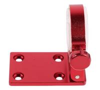 Angoily Foldable Red Aluminium Alloy Umbrella Bracket for Fishing Box and Umbrella Pole, Detachable Multi-Functional Mounting Clip Fits 20-26mm Diameter Poles, for Outdoor Camping