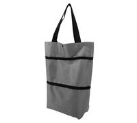 Angoily Folding Shopping Trolley Bag with Wheels Lightweight Portable Grocery Cart for Supermarket and Laundry Daily Use Foldable Storage Bag with Strong Handle and Wear-resistant Material