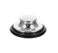 Angoily Food Waste Disposer Splash Guard Cover, Stainless Steel Drain Plug Lid, Multi-Function Sink Baffle for Kitchen Waste Processor Accessories