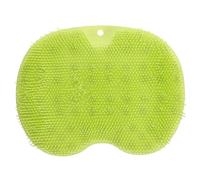 Angoily Foot Shower Scrubber Mat with Suction Cups for Stable Fixing, TPR Material Massage Pad for Bathroom and Shower Use, Soft Foot Scrubber with Hanging Hole for Easy Storage