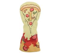 Angoily Funny Pizza Golf Headcovers for Driver with Waterproof Pu Material and Extra Fleece Lining, Outstanding Durability and Easy Installation, for Golf Travel and Matches