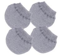Angoily Furniture Foot Protectors Knitted Chair Leg Covers, Noise Reduction Floor Pads for Moving Chairs and Tables, 4pcs Home Use Covers