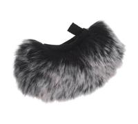 Angoily Furry Microphone Cover for Smartphones Soft Windproof Shield Fit for Live Streaming Noise Reduction Mic Cover Lightweight and Easy to Attach for Outdoor Use