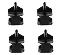 Angoily Generator with Shock Absorption Rubber Motor Mounts Engine Mounts 4pcs and Iron Construction Portable Vibration Damping Pads for 2kw-3kw Diesel Generators