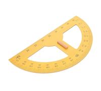 Angoily Giant Semi-Circle Math Protractor Large Angle Measuring Tool for School Geometry Teaching with Solid Wood Construction and Scale for Precise Drawing