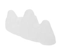 Angoily Glass Calligraphy Paperweight with Lifelike Mountain Design Durable Glass Brush Rest Holder for Calligraphy Practice and Watercolor Painting Stable Pen Organizer for Office and