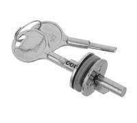 Angoily Glass Door Lock with Key Safety Refrigerator Fridge Freezer Door Lock Replacement for Jewelry Stores Home Office Minimalist Design Security