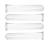 Angoily Glass Test Tube Vase Not Easy to Deform with Visible Root Observation 4pcs for Flowers and Plant Propagation for Table or Dining Table Decoration