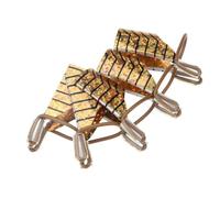 Angoily Golden Aluminum Nail Art Forms Set 5pcs Reusable Nail Mold Tips Finger Cover Tools for Manicure at Home and Salon Use