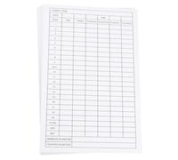 Angoily Golf Scorecards 20Pcs Double-Sided Premium Paper Score Sheets for Accurate Sports Recording and Practice Use