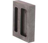 Angoily Graphite Ingot Mold with 2 Holes for Melting Metal and Non-Ferrous Metals High Heat and Chemical Resistance Casting Mold for Smelting