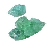 Angoily Green Fluorite Tumbled Stones 500G Natural Decorative for Aquarium and Aromatherapy Diffuser Handmade Rough Stones for Fish Tank and Indoor Plants