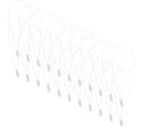 Angoily Hair Extension Pulling Tool Set White Nano Ring Threader Loop for Micro Links Extensions Professional Salon Accessories