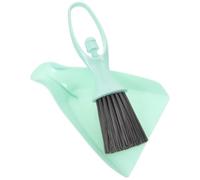 Angoily Hamster Cage Cleaning Broom and Dustpan Set, Mini Handheld Blue Dustpan and Broom Kit for Small Pet Cage Hygiene and Multi-Function Cleaning Accessories