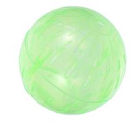 Angoily Hamster Jogging Ball Green Plastic Fitness Rolling for Small Animals Safe Sturdy Exercise Wheel for Dwarf Hamsters and Gerbils Easy to Clean Interactive Pet Accessory