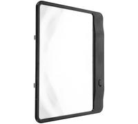 Angoily Handheld Page Magnifier for Reading with 3 LED Lights, 3x Magnification, Pvc Lens, and Abs Frame, 180x140mm Size, Multi-use Visual Aid for Books and Newspapers, 2pcs Pack