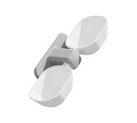 Angoily Hanging Plastic Pet Feeder Bowl Double Anti-tipping Cat Dog Feeding Station with Removable Bowls for Convenient and Clean Pet Feeding